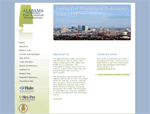 Tablet Screenshot of alabamapca.org